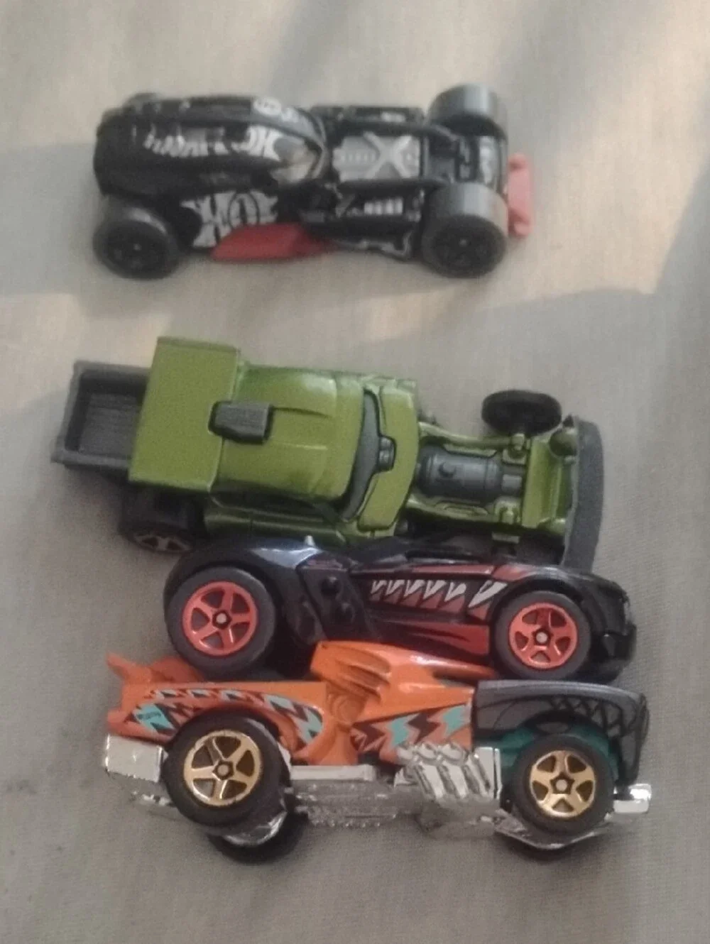 Hot Wheels set colorful